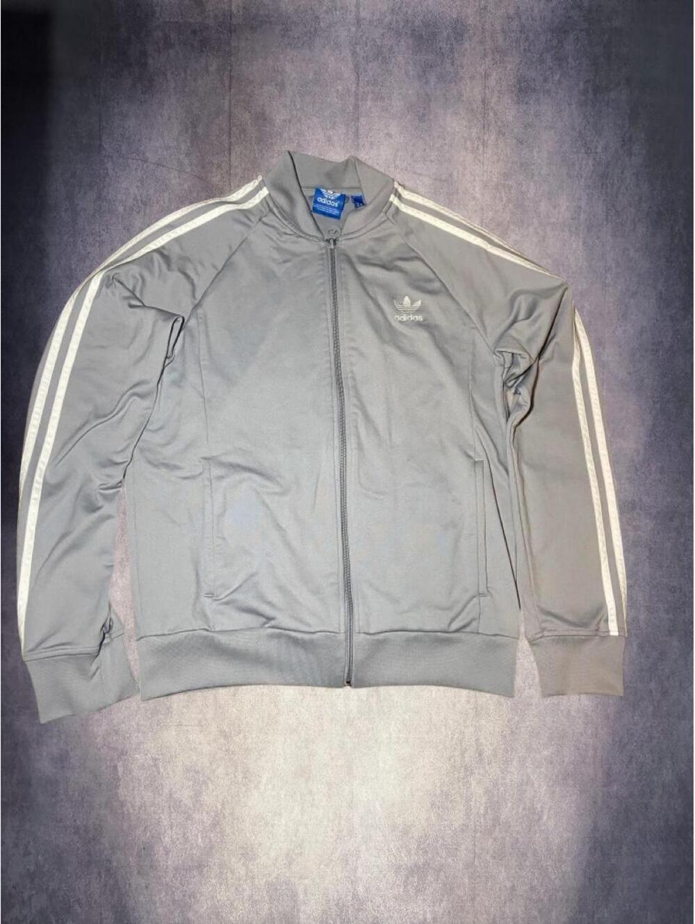Vintage Adidas Grey SST track jacket